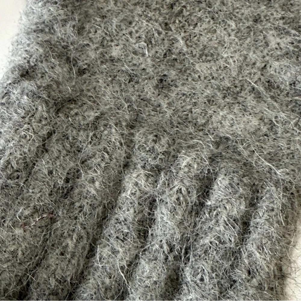 America’s Alpaca Ladies Knit Gloves Gray Sz Medium 100% Alpaca Made in Peru